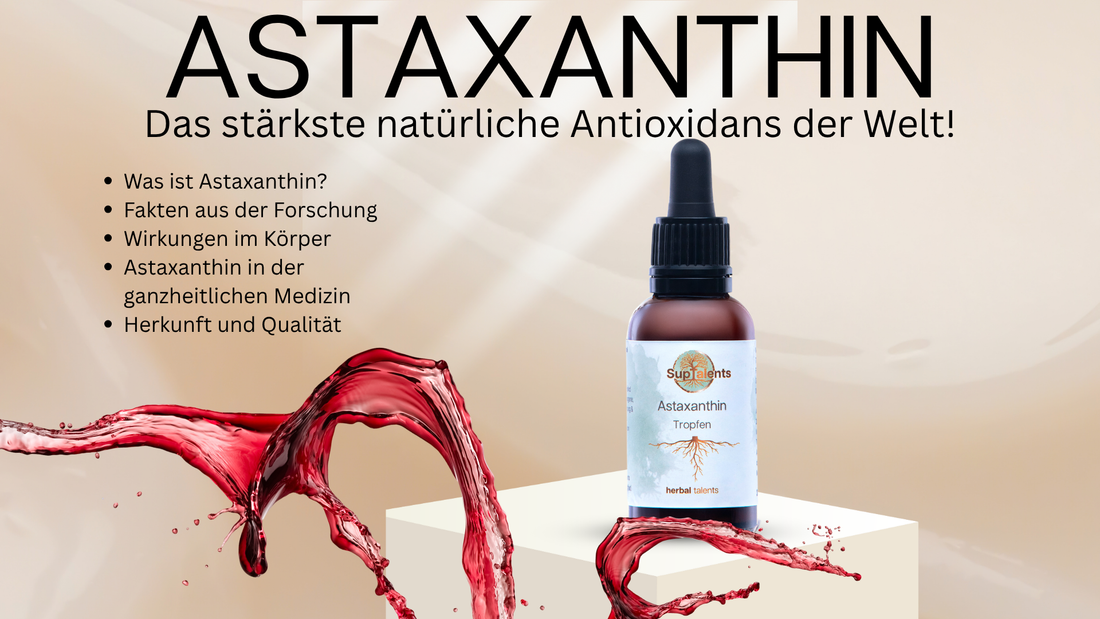 🌱 Astaxanthin – das stärkste natürliche Antioxidans der Welt