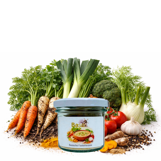 Basische Fastensuppe Probierglas