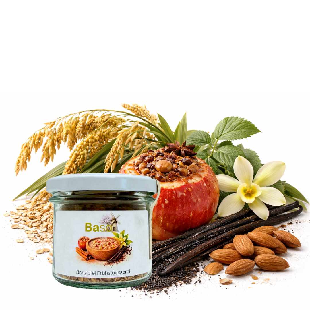 Bratapfel Frühstücksbrei Probierglas