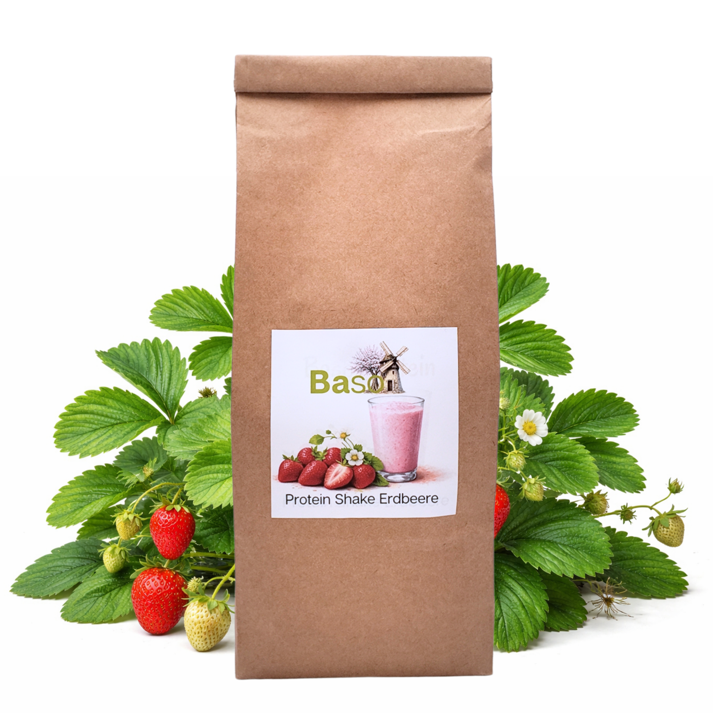Proteinshake Erdbeere