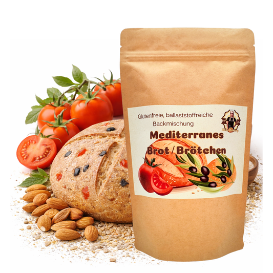 BASO Mediterranes Landbrot & Brötchen Backmischung, glutenfrei