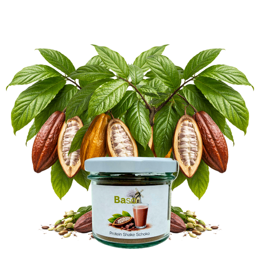 Proteinshake Schoko Probierglas