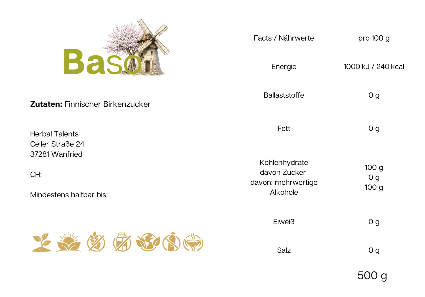 BASO Finnischer Birkenzucker