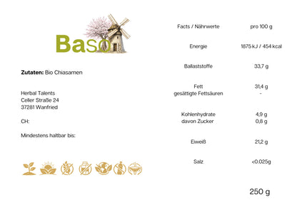 BASO Bio Chia-Samen
