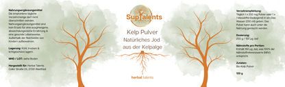 Kelp Pulver - Natürliches Jod aus der Kelpalge