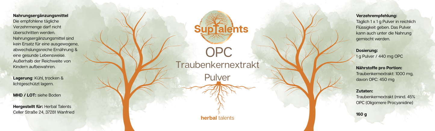 OPC - Traubenkernextrakt Pulver