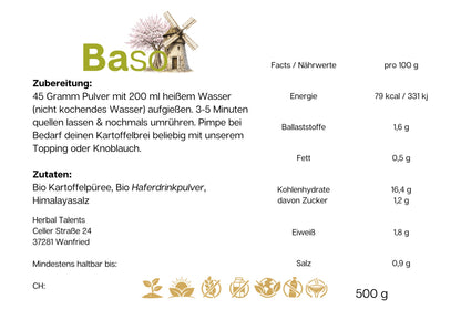 Bio Instant Kartoffelbrei Pur