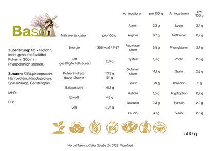Proteinshake Natur