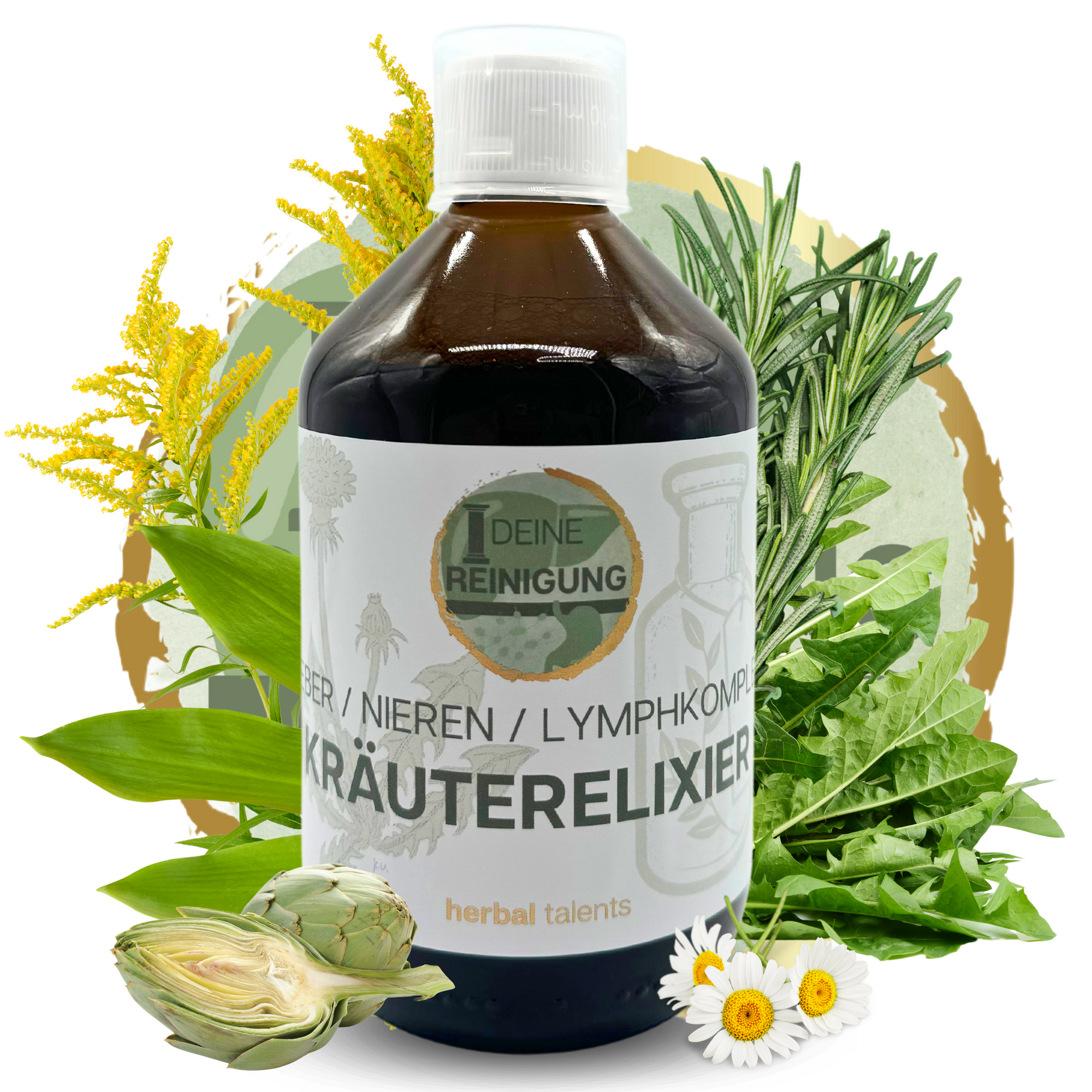Kräuterelixier Leber / Nieren / Lymphkomplex