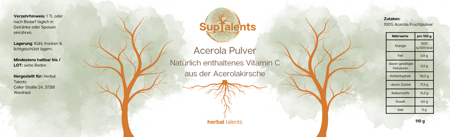 Acerola Pulver / Vitamin C