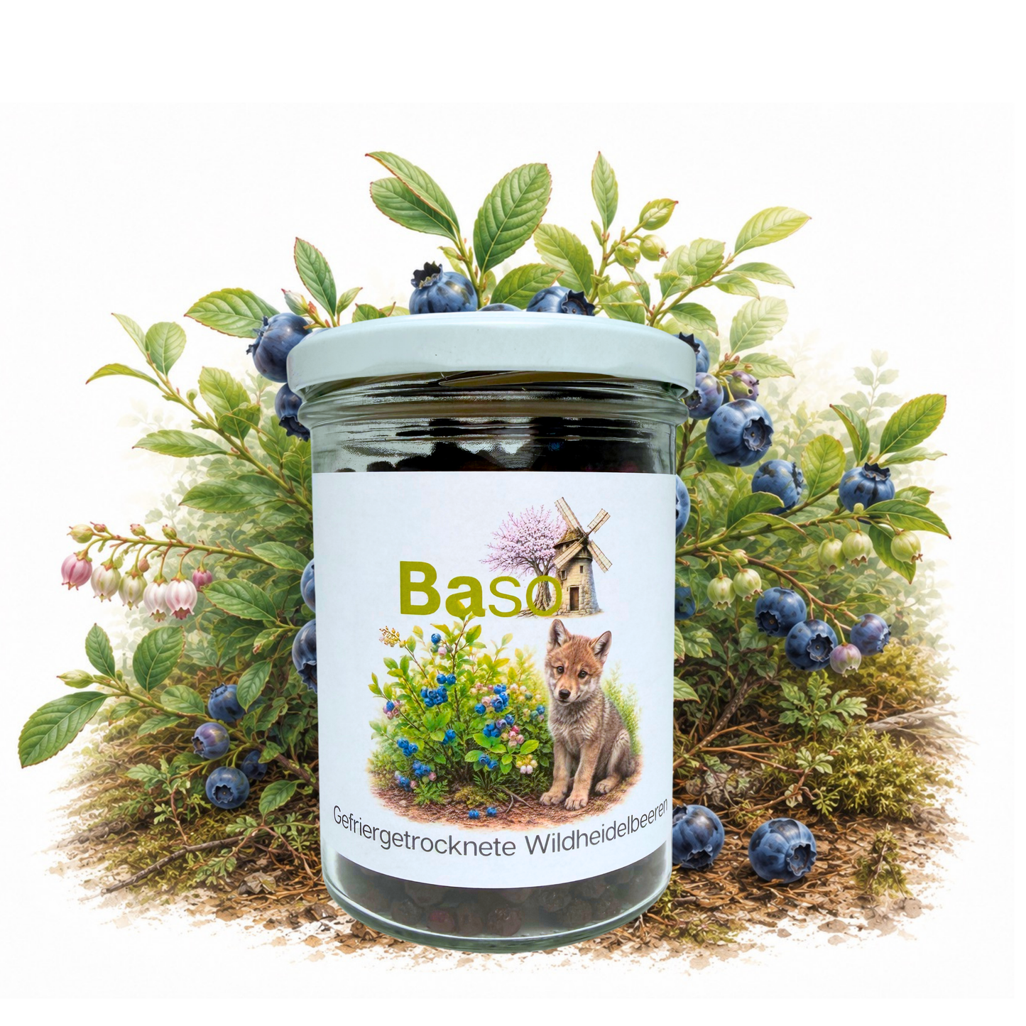 BASO gefriergetrocknete Wildheidelbeeren